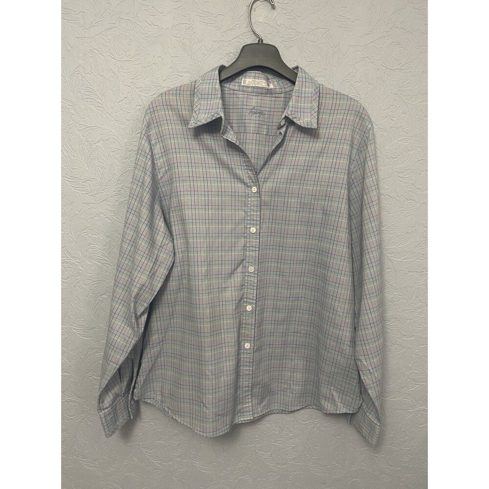 Foxcroft Size 16 Button Up Top A5